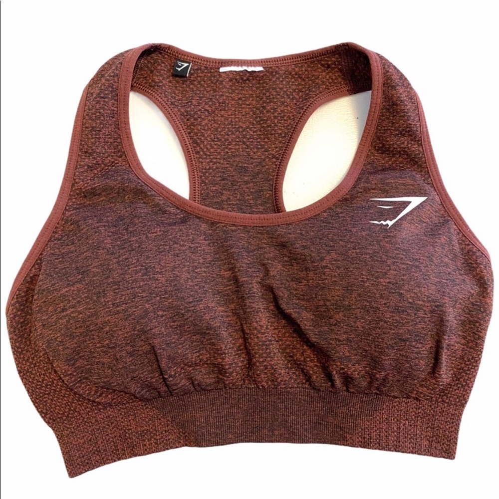 ‼️SOLD‼️  Gymshark Vital Seamless Maroon Sports Bra Size XS